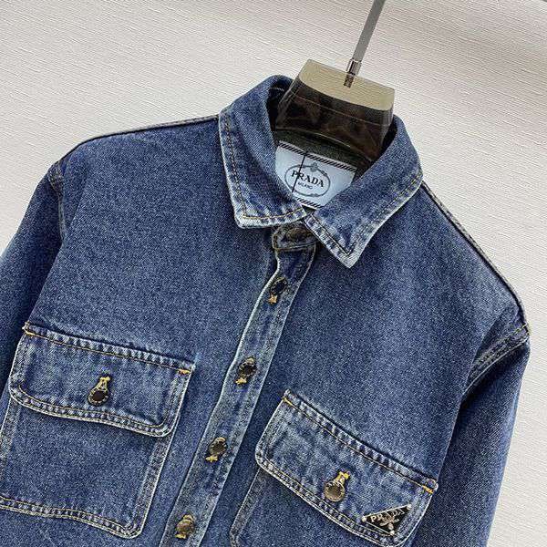 Perfect gift? Prada denim jacket replica pub21030