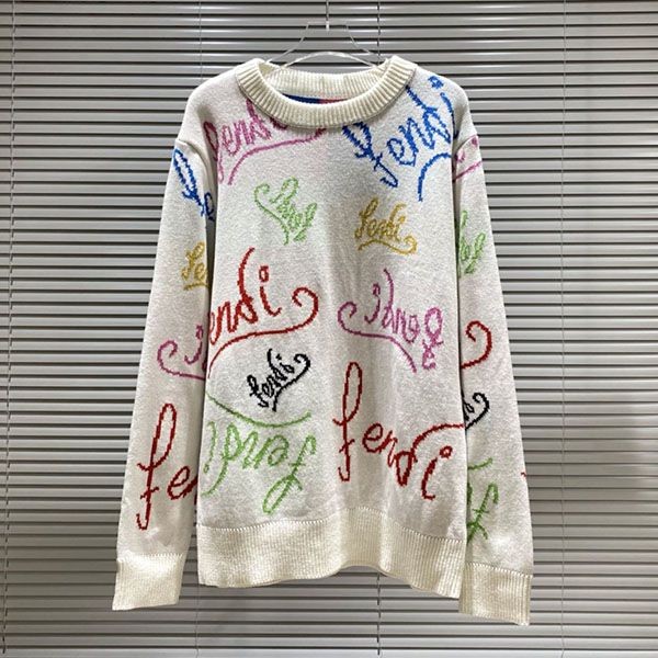 Fendi logo cashmere replica sweater feb93929, popular all over the world?