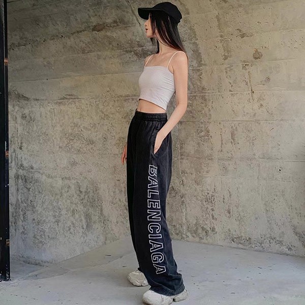 Balenciaga Replica Baggy Cotton Track Pants baq00573
