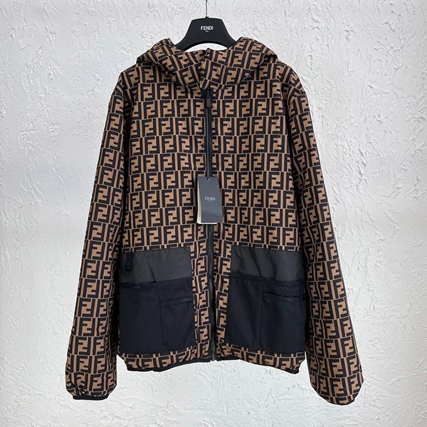 Fendi Windbreaker Replica ◆Brown◆ fep13481 Fendi Windbreaker Replica ◆Brown◆ fep13481