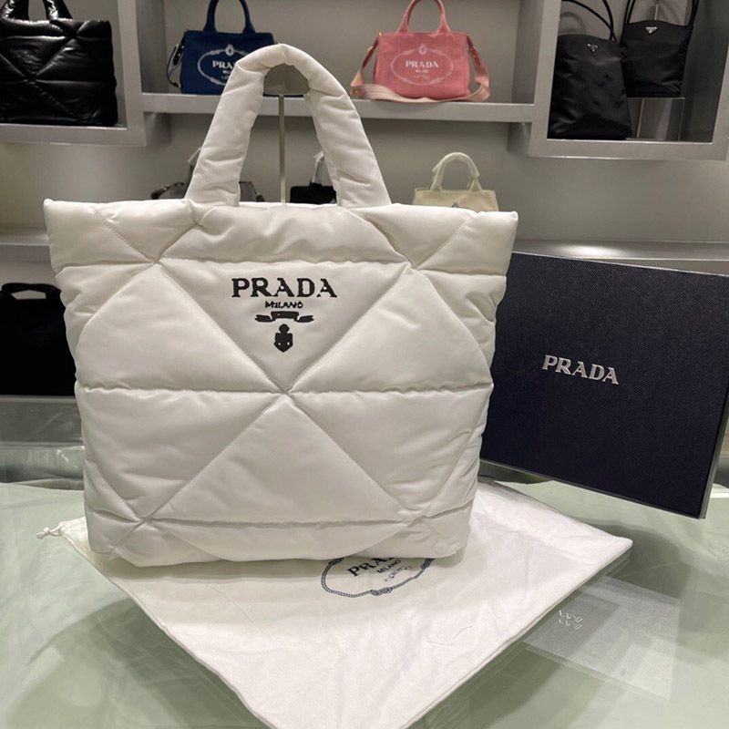 New for Fall/Winter [Prada] Padded Re-Nylon Fake Tote Bag Re-Nylon pug24528
