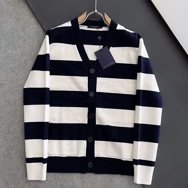 Perfect gift: Louis Vuitton striped cardigan replica vuq14762