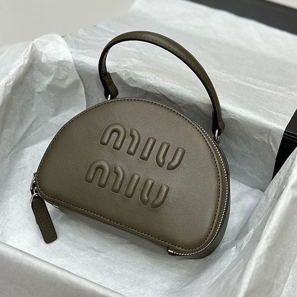 No. 1 in total sales! Miu Miu Leather Top Handle Bag myf28741