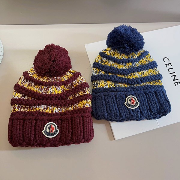 Moncler wool & cashmere knit cap replica 2 colors mow34132