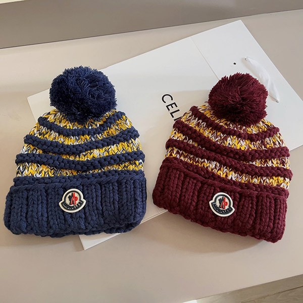 Moncler wool & cashmere knit cap replica 2 colors mow34132