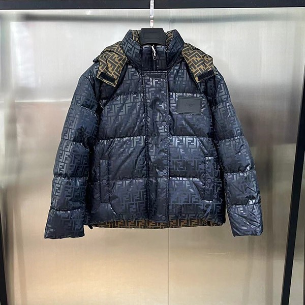 Fendi logo down jacket replica reversible feu88847 Fendi logo down jacket replica reversible feu88847