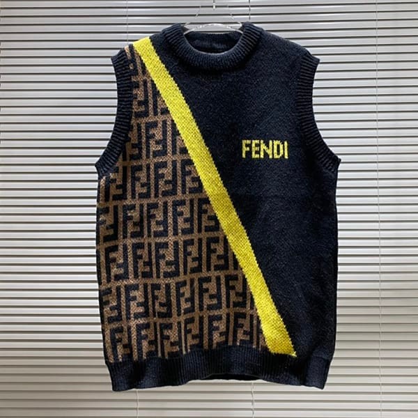 Fendi sleeveless wool round neck sweater fel97566, sure to sell out
