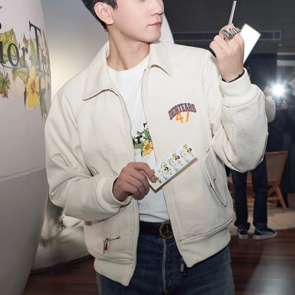 Dior Tears 47 Beige Jacket, loved by many celebrities, copy 393D493AY525C082