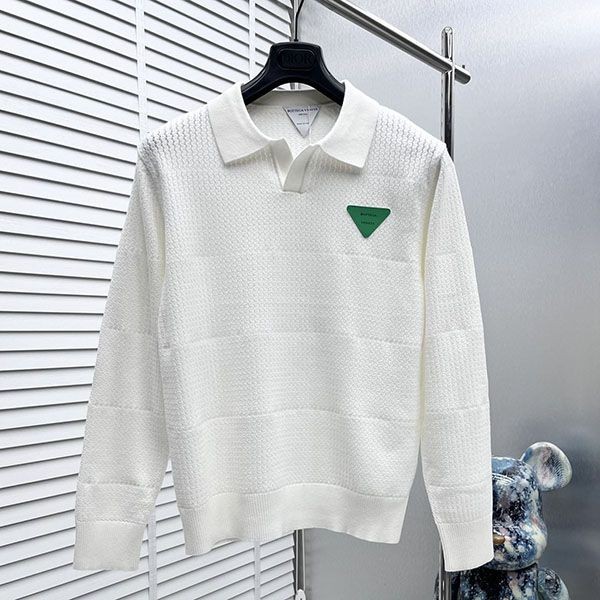 Bottega Veneta Women's Light Wool Knit Polo boa60720