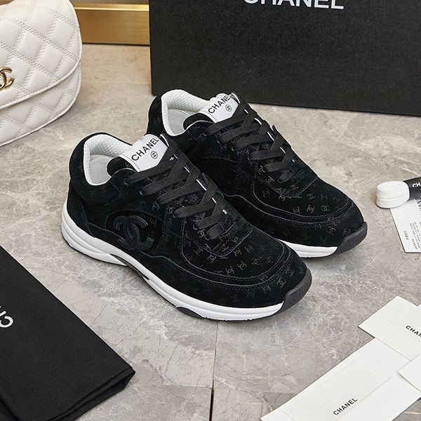 New sale Chanel sneakers replica fabric & suede calfskin shj70109 New sale Chanel sneakers replica fabric & suede calfskin shj70109