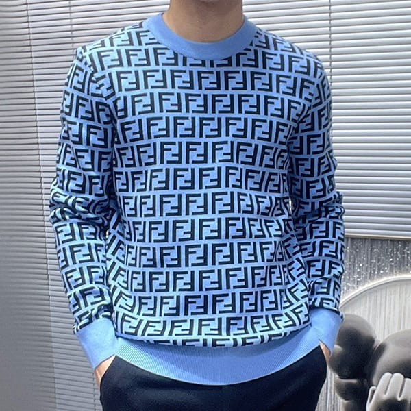 Super low price! Fendi replica sweater wool yarn 3D FF motif feq75286 Super low price! Fendi replica sweater wool yarn 3D FF motif feq75286