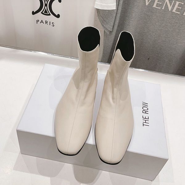 World-famous? Zarow Leather Short Boots Replica zad26566