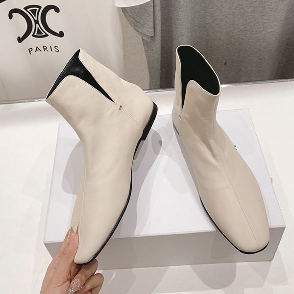 World-famous? Zarow Leather Short Boots Replica zad26566