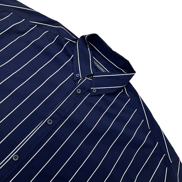 Immediate shipping Balenciaga copy striped cotton shirt baj97401