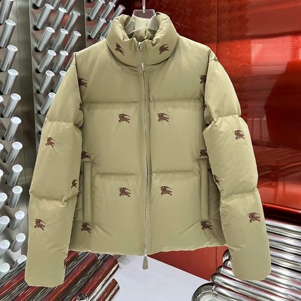 Rare Burberry Replica Embroidered Monogram Logo Down Jacket 80612841001