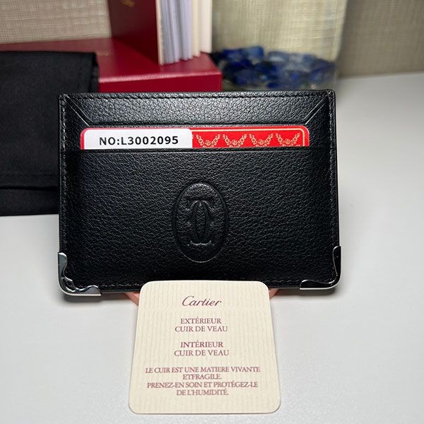 Immediate delivery Cartier card holder business card holder fake kav61692