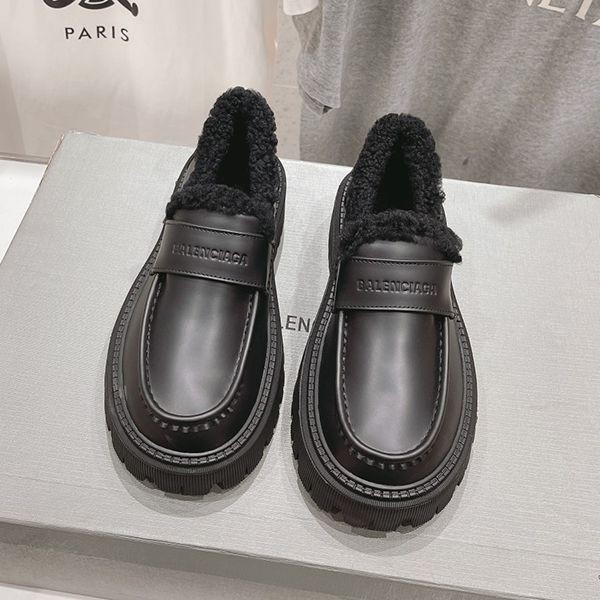 23FW Balenciaga Tractor fake calfskin chunky loafers bav25050