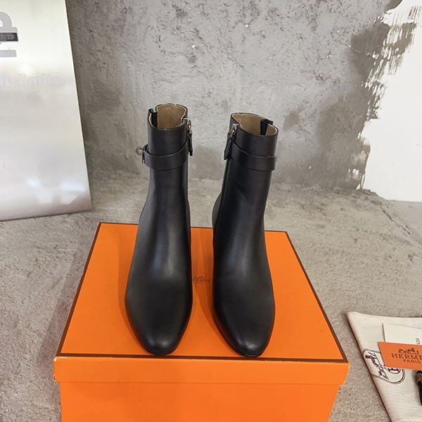 Popular [Everyday use ◎] Hermes ★ Ankle boots Replica Saint Germain erj73609