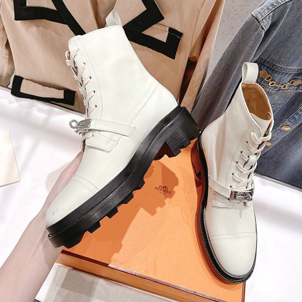 [Beautiful leg boots◎] Hermes Kelly short boots are hard to find! eru36896