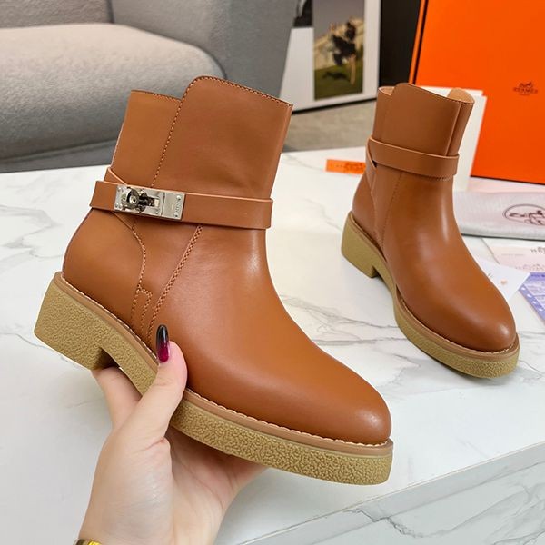[Hermes] History short boots, fake Veau Heritage ert98623