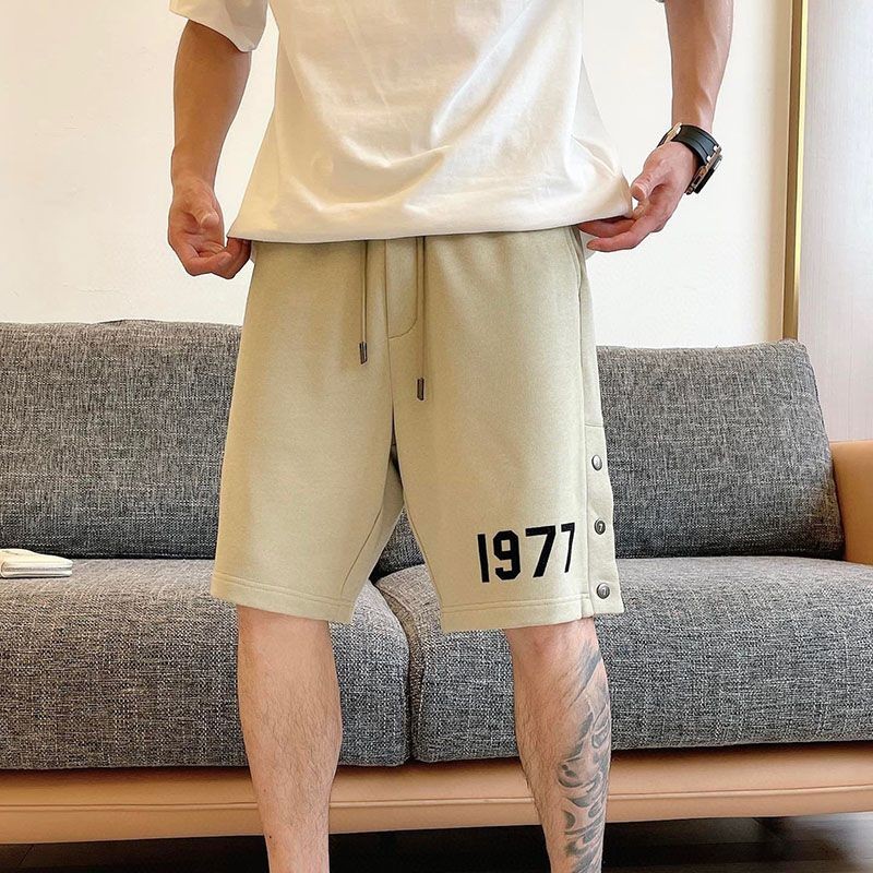 Very popular! Fear of God cotton blend jersey shorts fake fii15076