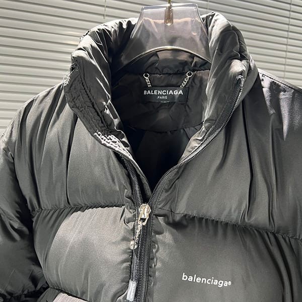 Immediate shipping Balenciaga replica logo down hoodie jacket bal28706