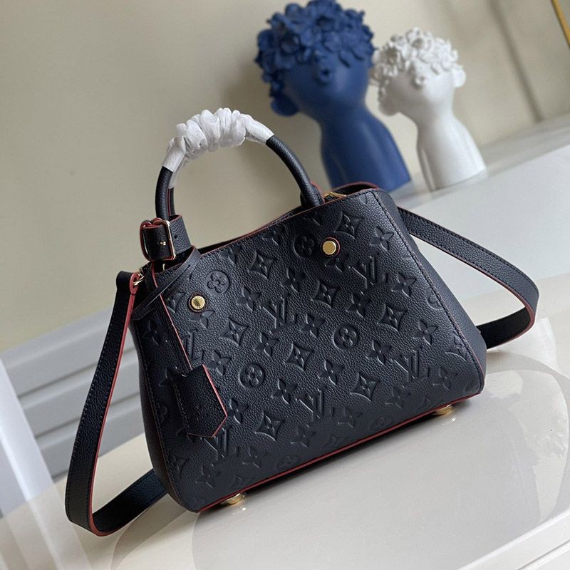 Before it sells out! ☆Louis Vuitton Montaigne bb replica/Monogram Empreinte copy M41053