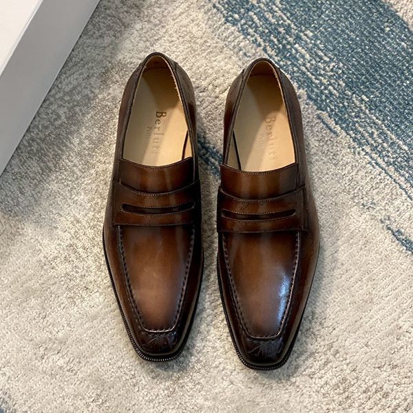 Berluti Andy Demure Leather Loafers Replica bew23986