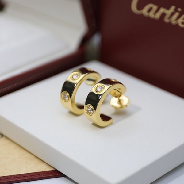 Sold out! Cartier LOVE Earrings Replica kak30571 Great Gift