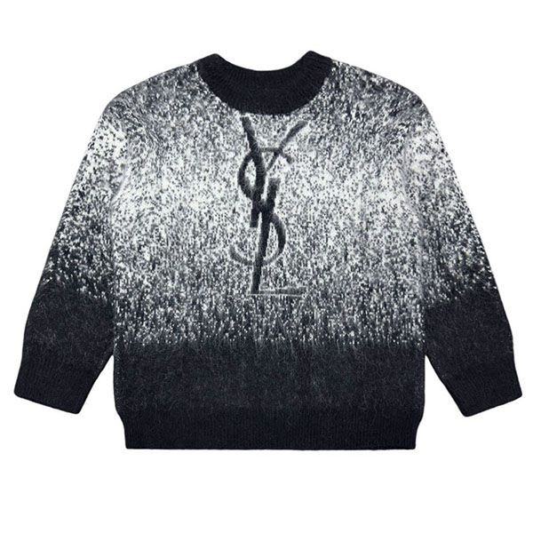 Saint Laurent Random Gradient Knit Top Sag88679 Saint Laurent Random Gradient Knit Top Sag88679