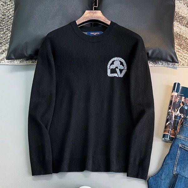 Recommended Louis Vuitton Chain Detail Patch Sweater vut55482