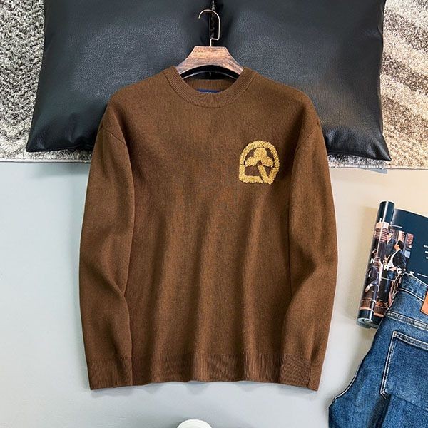 Recommended Louis Vuitton Chain Detail Patch Sweater vut55482