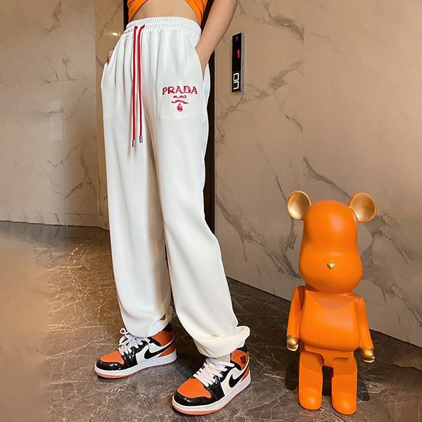 ★Popular in Japan! Prada logo waist stretch poplin wide leg pants fake puy41604 ★Popular in Japan! Prada logo waist stretch poplin wide leg pants fake puy41604