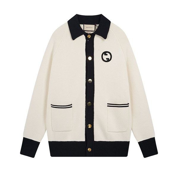 Gucci Lurex & Cotton Knit Fake Cardigan gud36796 Gucci Lurex & Cotton Knit Fake Cardigan gud36796