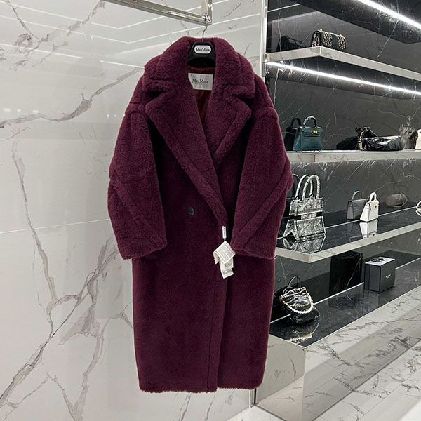 Max Mara Icon Teddy Bear Coat Double Breasted mar39169 Max Mara Icon Teddy Bear Coat Double Breasted mar39169