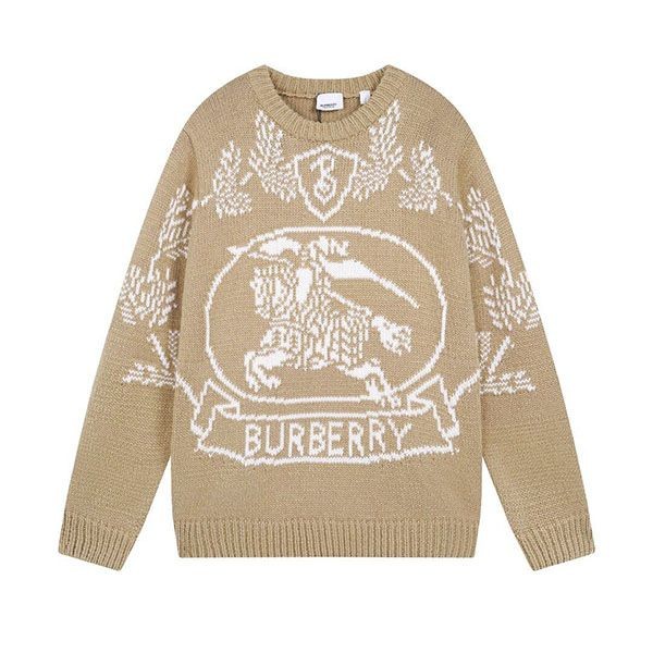 Stylish Burberry replica intarsia wool oversized cardigan Baz87369