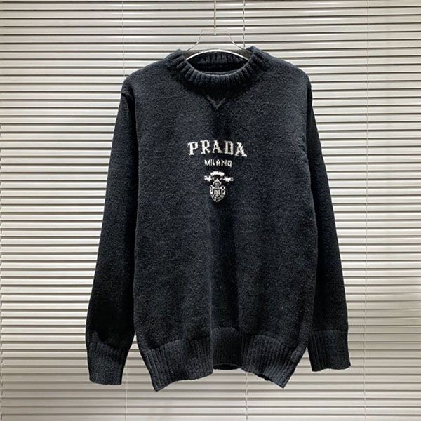 Must-have! Prada wool x cashmere crew neck sweater pub66051