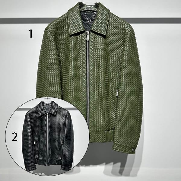 ★Japan!! Popular! Bottega Veneta soft leather jacket copy 2 colors bor26479