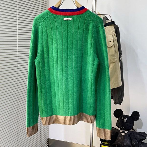 Secured Gucci Replica Ribbed Knit Wool Cardigan guj97726