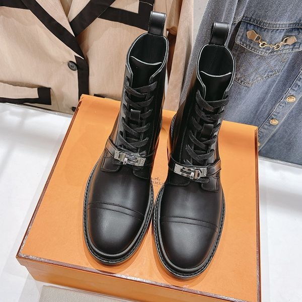 Hermes Funk Ankle Boots - Kelly Buckle and Notch eri70092