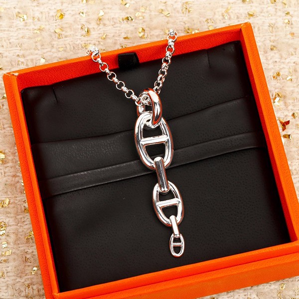 Hermes Necklace Chaine d'Ancre Replica Anchaine GM H122305B