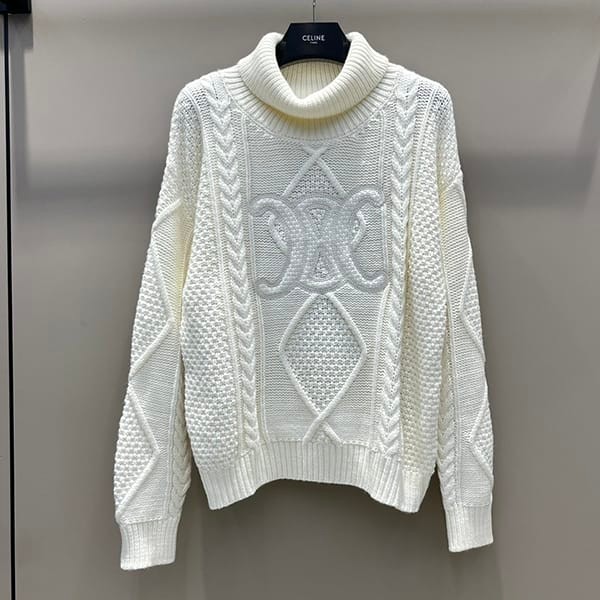Rare Celine Triomphe Turtleneck Sweater Replica Cep80332