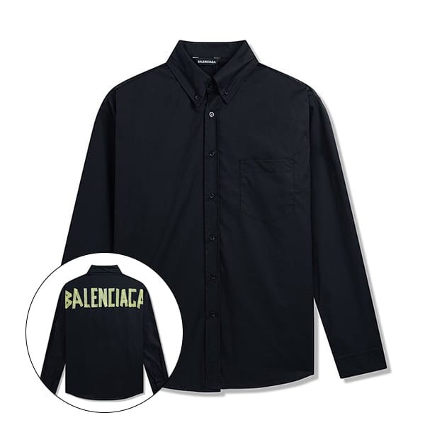 Boutique Balenciaga TAPE TYPE long sleeve shirt large fit fake bam89662