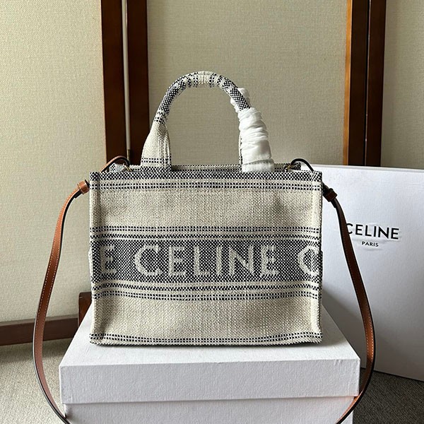 Celine replica small 2WAY Cabas Thais white/black 23 spring/summer 199162ERP Celine replica small 2WAY Cabas Thais white/black 23 spring/summer 199162ERP