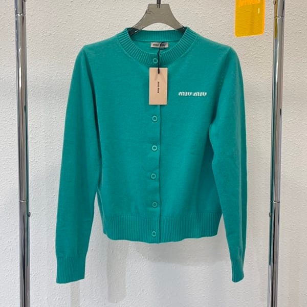 [Great Deal] Miu Miu Replica Cashmere Knit Cardigan myh56773
