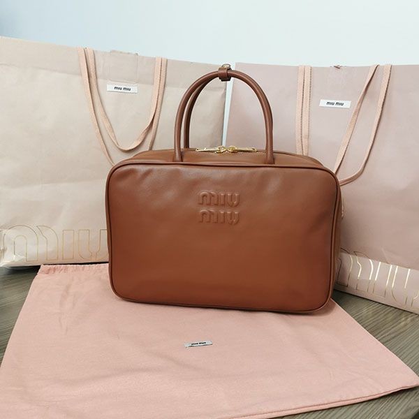 Super low price! Miu Miu leather top handle bag replica myc72537