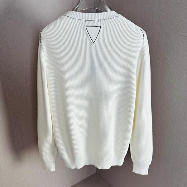 Super cheap price! Replica Prada superfine wool crew neck sweater in 3 colors puw14317