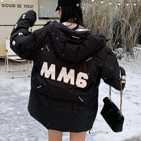 New design Maison Margiela fake leather down jacket Map32670