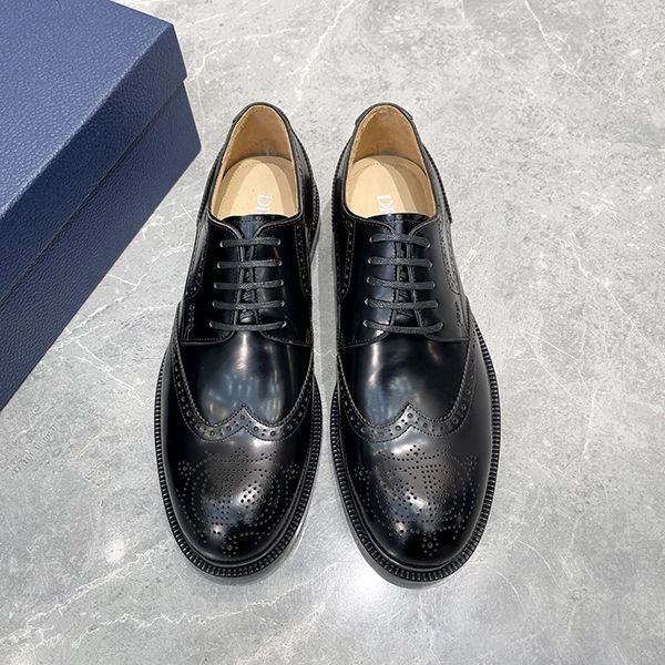 23 Autumn/Winter Pre-Dior Leather Loafers Leather Shoes Replica dev95815