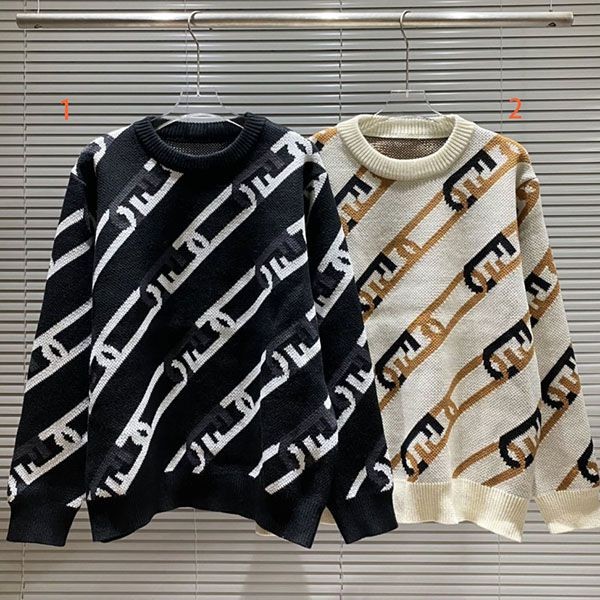 High quality Fendi logo chain motif knit fet26570